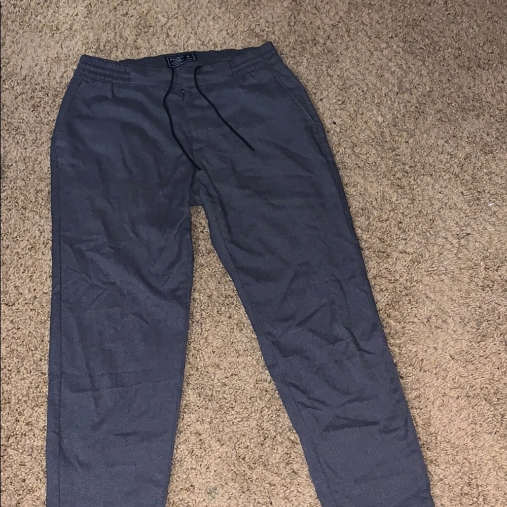 Black Abercrombie chinos